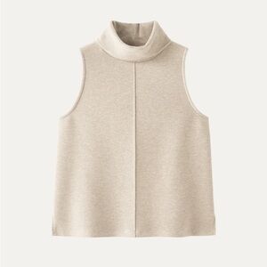 OGL Sleeveless Turtleneck Top